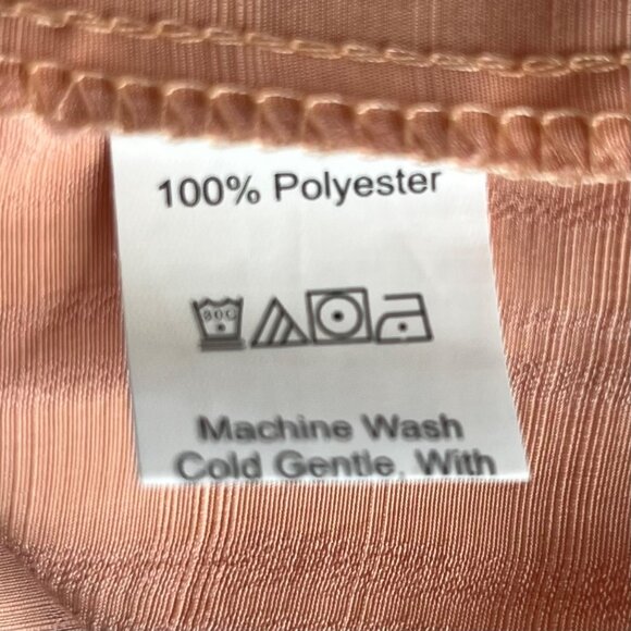 Shein Blouse Top Shirt Womens Large Orange Casual Summer - Picture 9 of 9